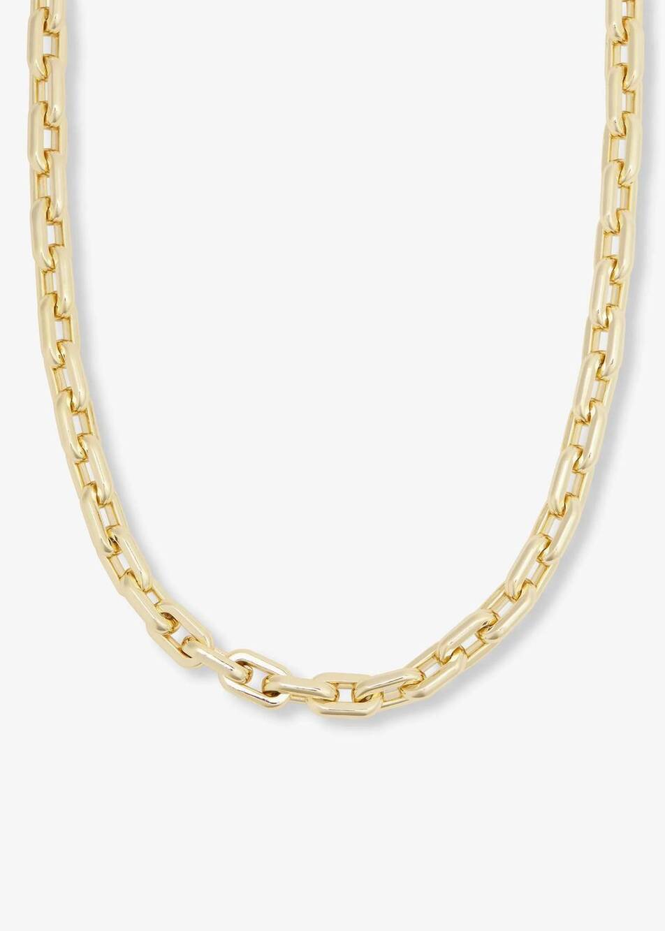 NEW MELINDA MARIA women's frankie chain necklace - 18" in gold